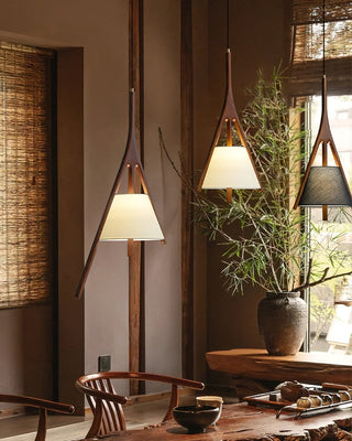 Zovenarae Suspension Triangulaire en Bois