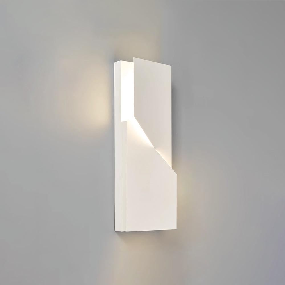 Wall Lamp 3D Geometric Panels Layered Light Art Remote Dimming Modern-Neutral Decor