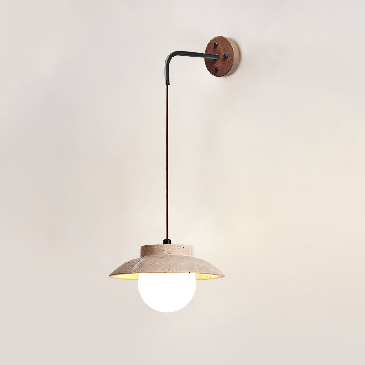 Artisan Arc Wall Lamp-Neutral Decor