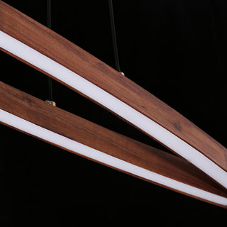 Zentan Lampe suspendue minimaliste en bois