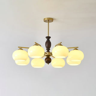 Aurora Lustre Noyer Beige Sphère