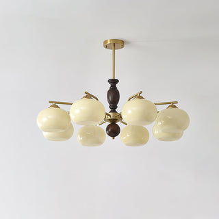 Aurora Lustre Noyer Beige Sphère