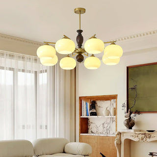 Aurora Lustre Noyer Beige Sphère