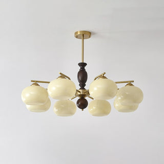 Aurora Lustre Noyer Beige Sphère