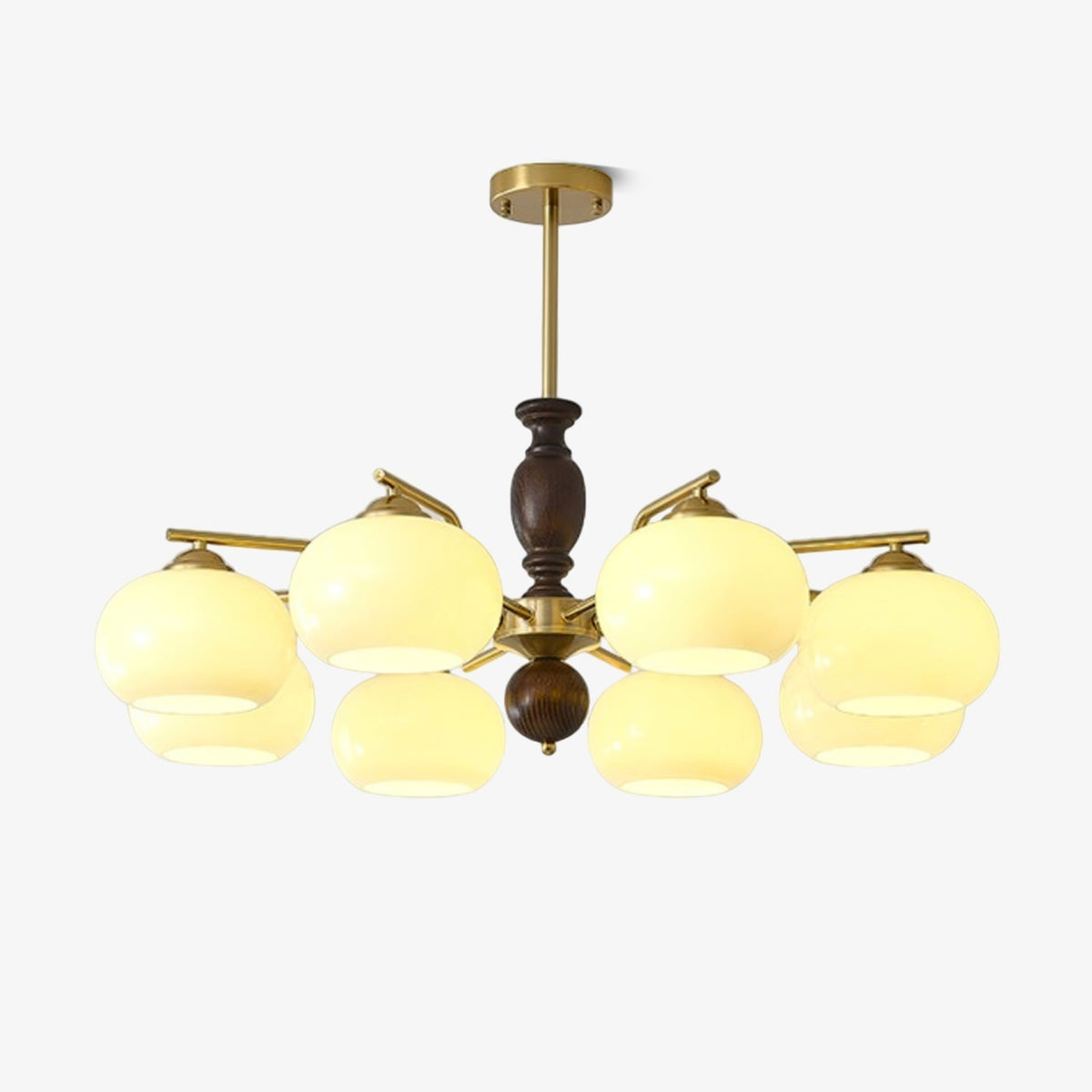 Aldia Lustre Noyer Beige Sphère
