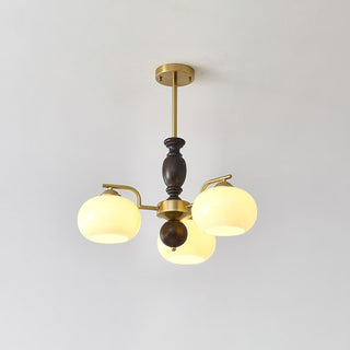 Aurora Lustre Noyer Beige Sphère