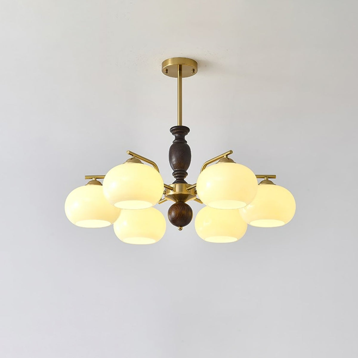 Aldia Lustre Noyer Beige Sphère