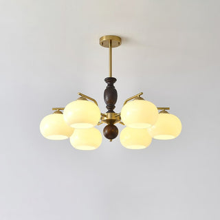 Aurora Lustre Noyer Beige Sphère