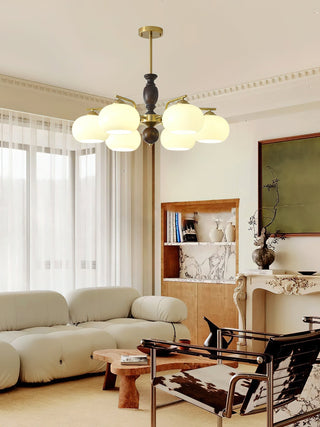 Aurora Lustre Noyer Beige Sphère