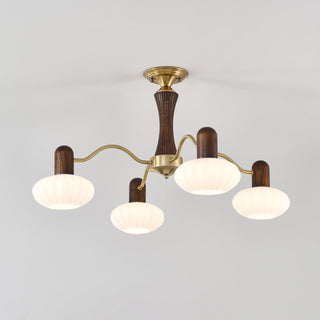 Aurora Lustre Noyer Embrassement Blanc Finition