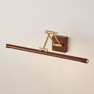 Arvararae Applique Murale Linéaire Ajustable en Noyer