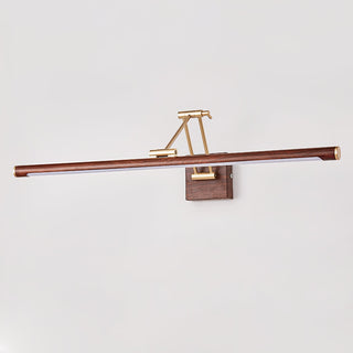 Arvararae Applique Murale Linéaire Ajustable en Noyer