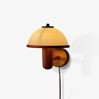 Lustra Applique Murale Champignon Bois de Chêne