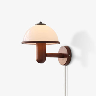 Lustra Applique Murale Champignon en Bois