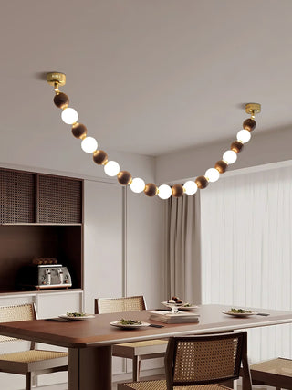 Aurora Lustre Noyer Perle Collier