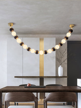 Aurora Lustre Noyer Perle Collier