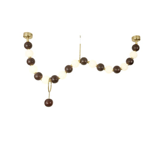 Aurora Lustre Noyer Perle Collier