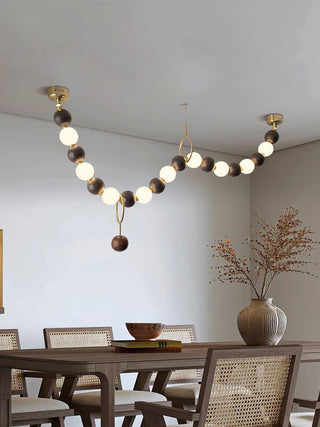 Aurora Lustre Noyer Perle Collier