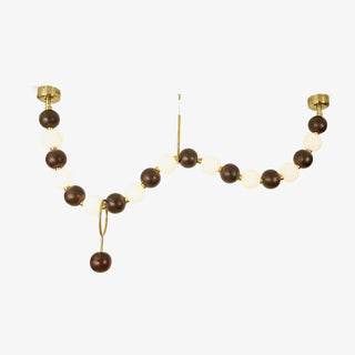 Aurora Lustre Noyer Perle Collier