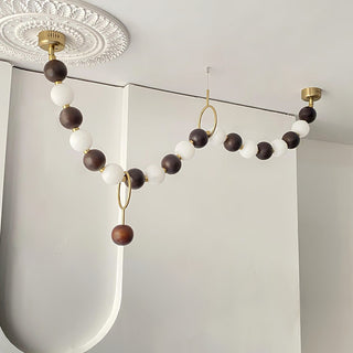 Aurora Lustre Noyer Perle Collier