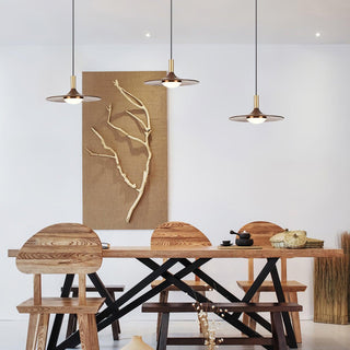 Blythe Suspension moderne en bois