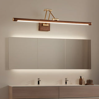 Arvararae Applique Murale Linéaire Ajustable en Noyer
