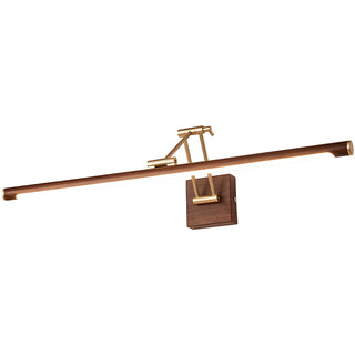 Arvararae Applique Murale Linéaire Ajustable en Noyer