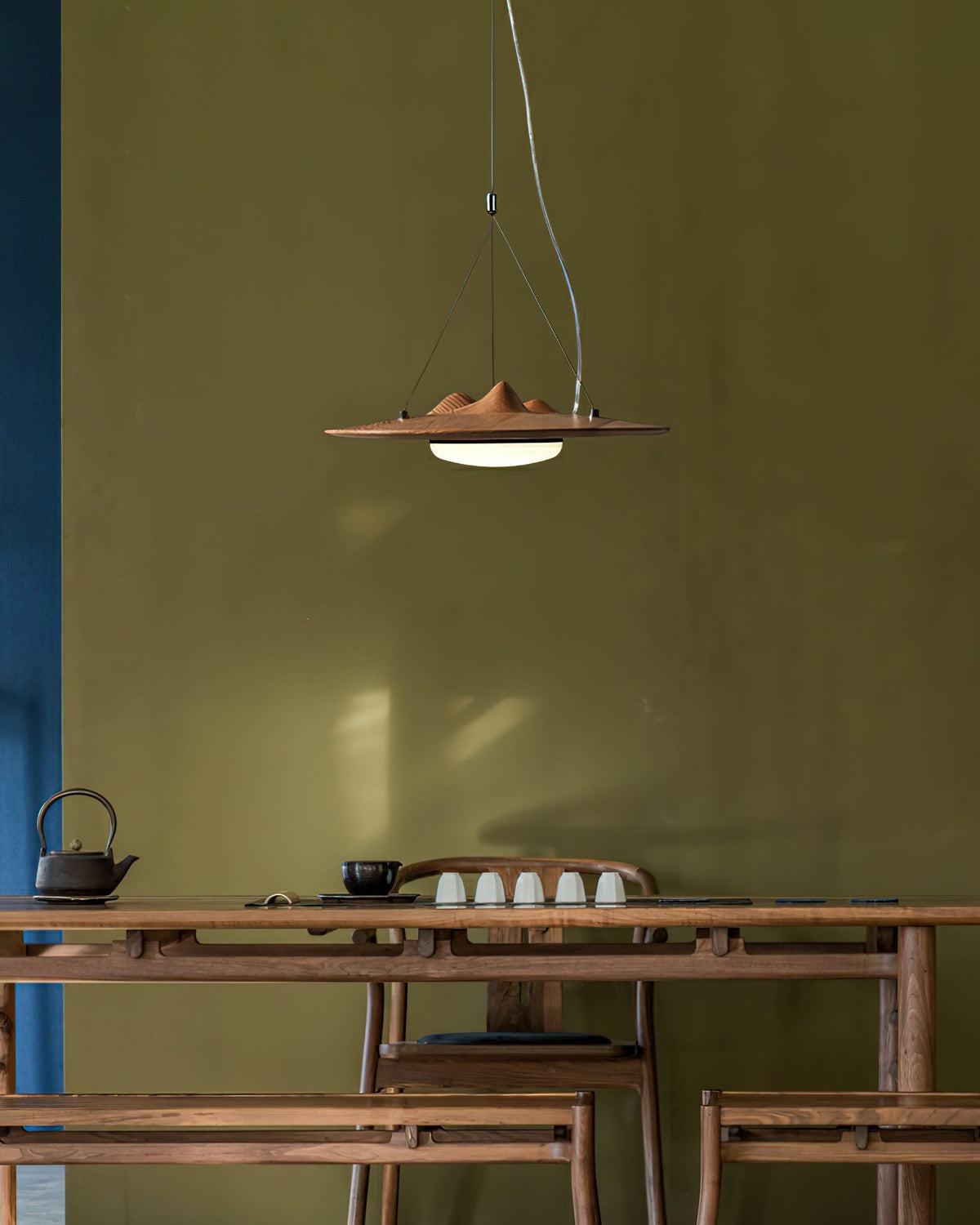 Vareneris Premium Nordic Art Bois Pendentif Lampe