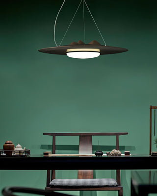 Vathea Premium Nordic Art Bois Pendentif Lampe