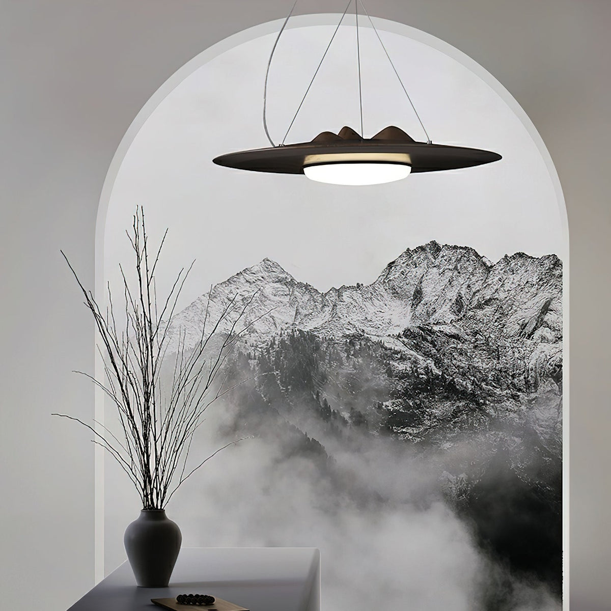 Vareneris Premium Nordic Art Bois Pendentif Lampe