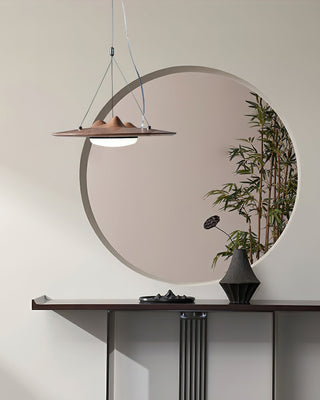 Vathea Premium Nordic Art Bois Pendentif Lampe