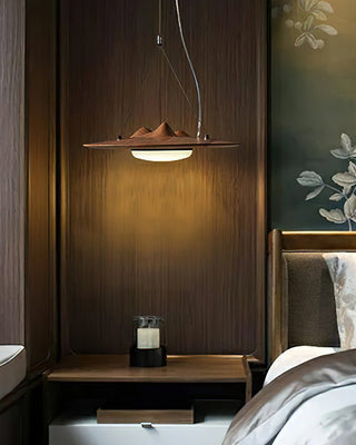 Vathea Premium Nordic Art Bois Pendentif Lampe