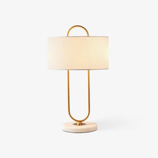 Ripj Lampe de Table en Tissu Et Marbre