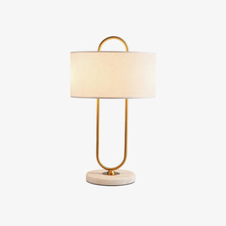 Ripj Lampe de Table en Tissu Et Marbre