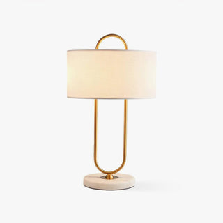 Ripj Lampe de Table en Tissu Et Marbre