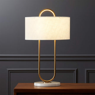 Ripj Lampe de Table en Tissu Et Marbre