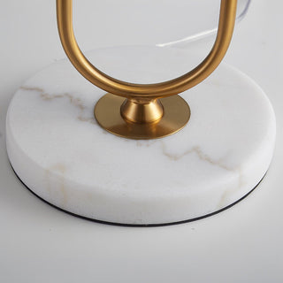 Ripj Lampe de Table en Tissu Et Marbre