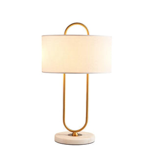 Ripj Lampe de Table en Tissu Et Marbre