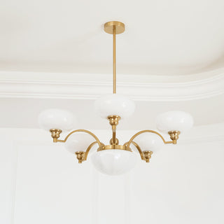 Lustra Lustre Warre Nickel Satiné Verre Fer