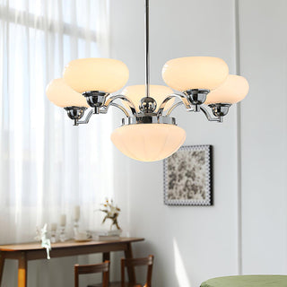 Lustra Lustre Warre Nickel Satiné Verre Fer