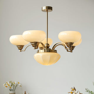 Lustra Lustre Warre Nickel Satiné Verre Fer
