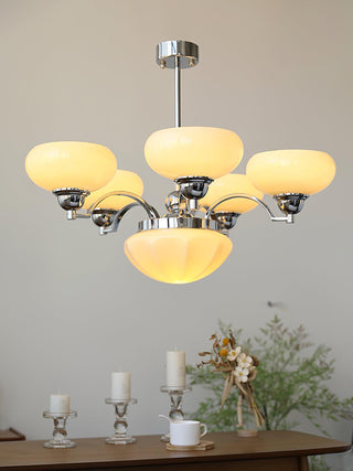 Lustra Lustre Warre Nickel Satiné Verre Fer