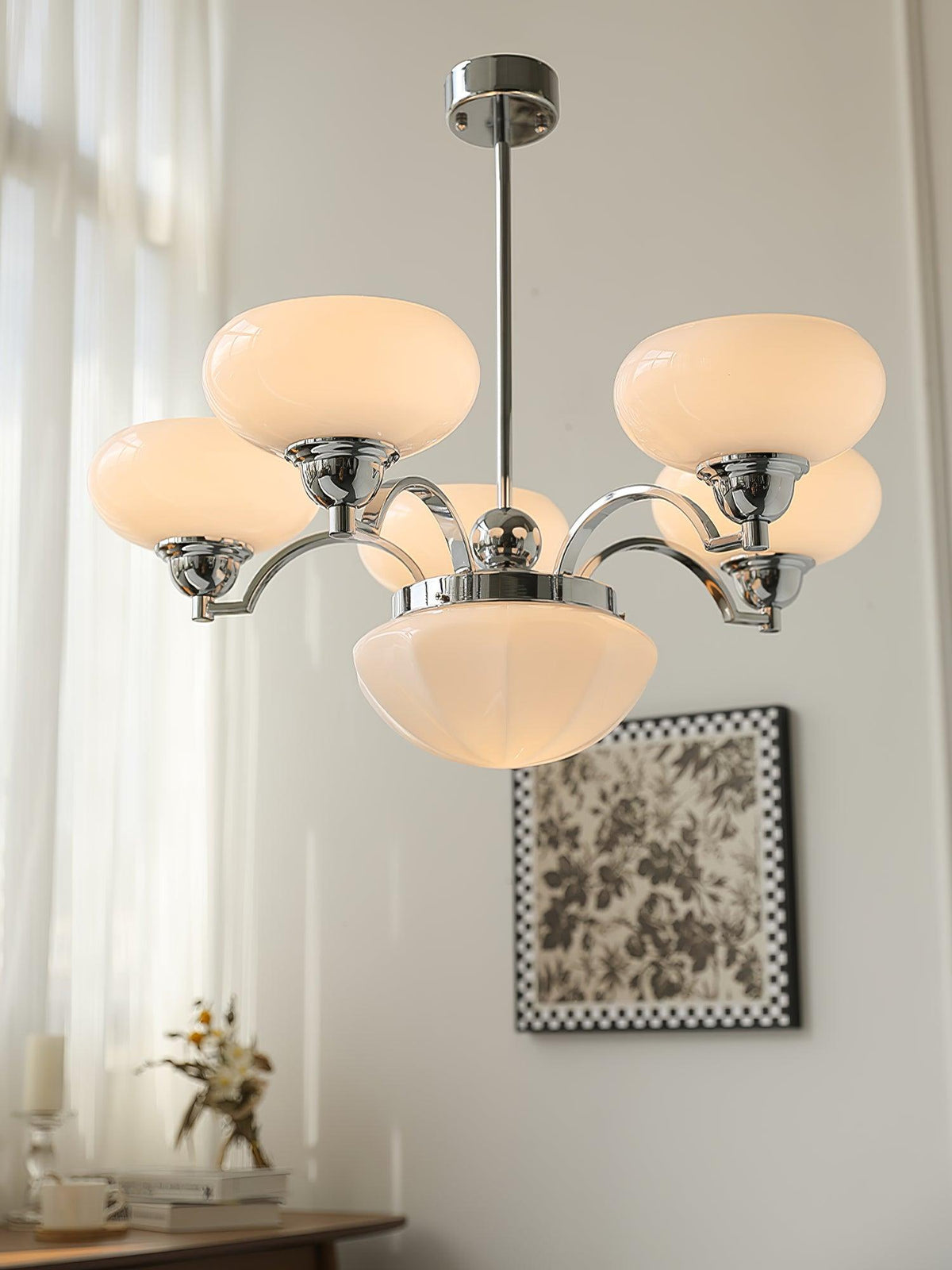 Velelise Lustre Warre Nickel Satiné Verre Fer