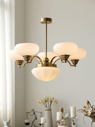 Lustra Lustre Warre Nickel Satiné Verre Fer