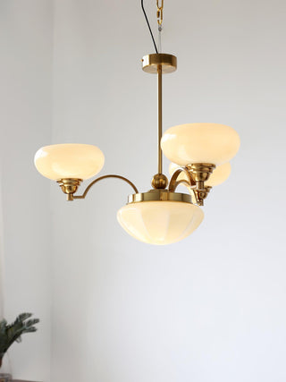 Lustra Lustre Warre Nickel Satiné Verre Fer