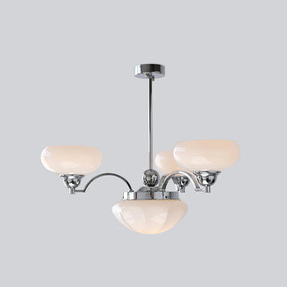 Lustra Lustre Warre Nickel Satiné Verre Fer