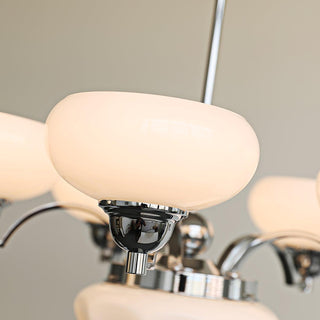 Lustra Lustre Warre Nickel Satiné Verre Fer