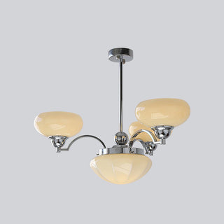 Lustra Lustre Warre Nickel Satiné Verre Fer
