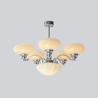 Lustra Lustre Warre Nickel Satiné Verre Fer