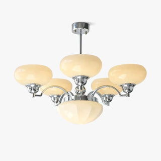 Lustra Lustre Warre Nickel Satiné Verre Fer